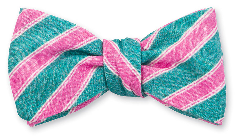 Conway Stripe Bow Tie