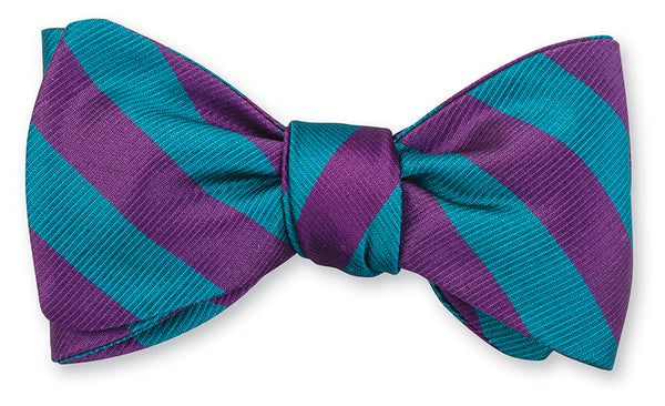bar stripes bow tie