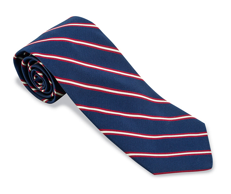 stripe necktie