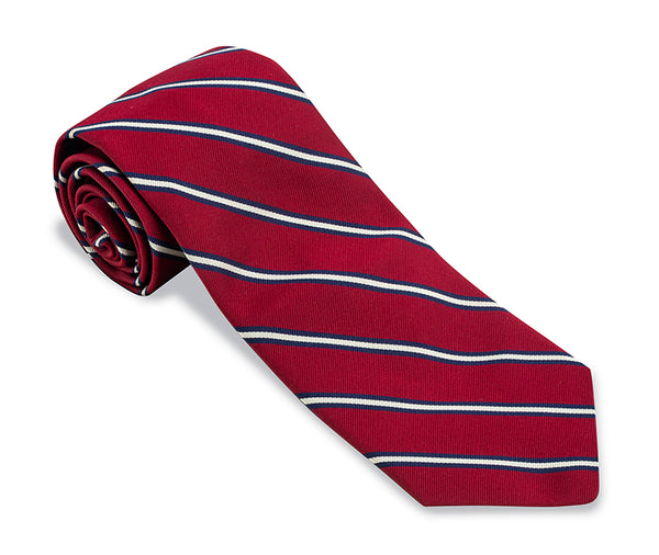 red stripe tie