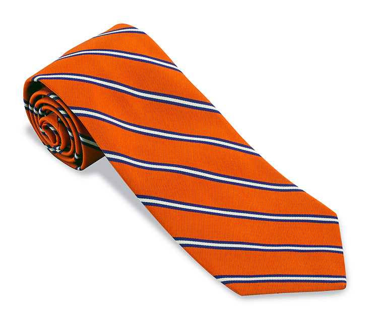 orange stripe tie