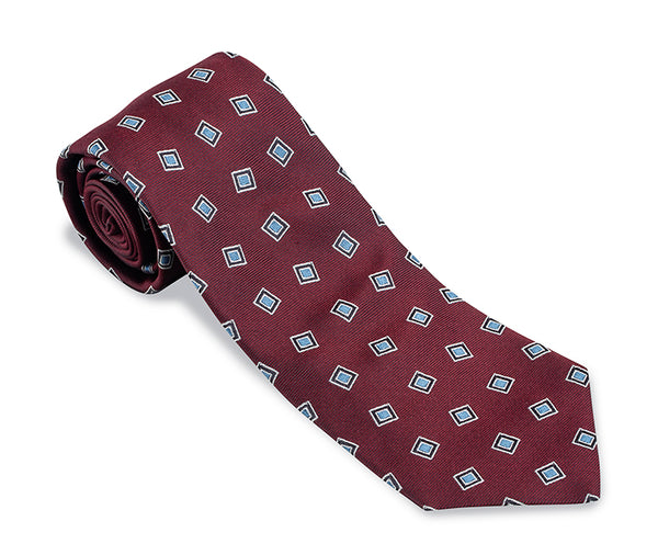 burgundy necktie