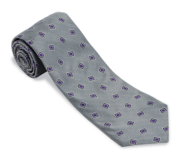 gray necktie