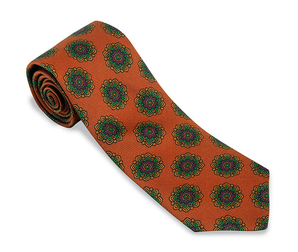 henna medallions tie