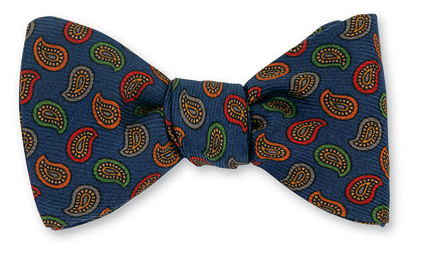 Navy Alexander Pine Bow Tie