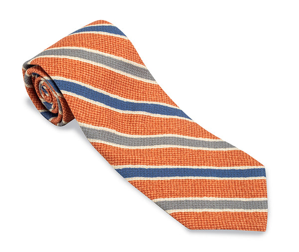 orange stripe tie