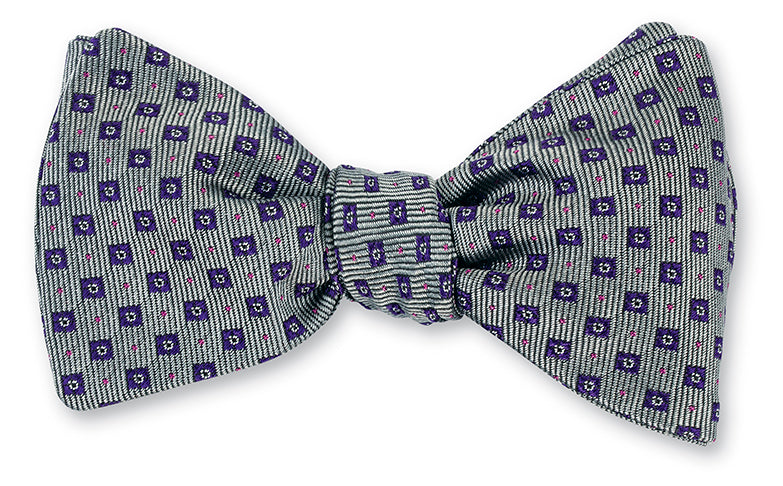 Gray Madison Neats Bow Tie