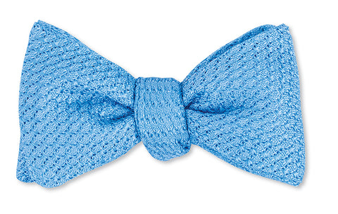 Light Blue Grenadine Bow Tie