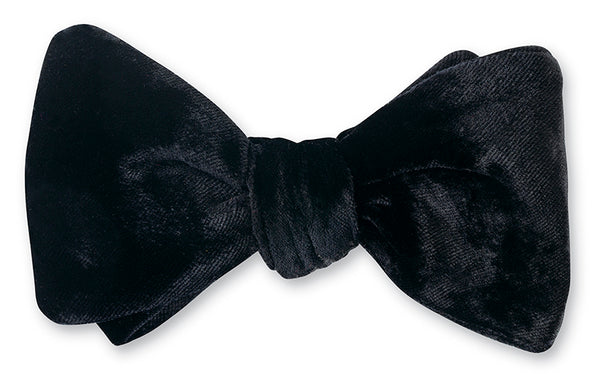 Black Velvet Bow Tie