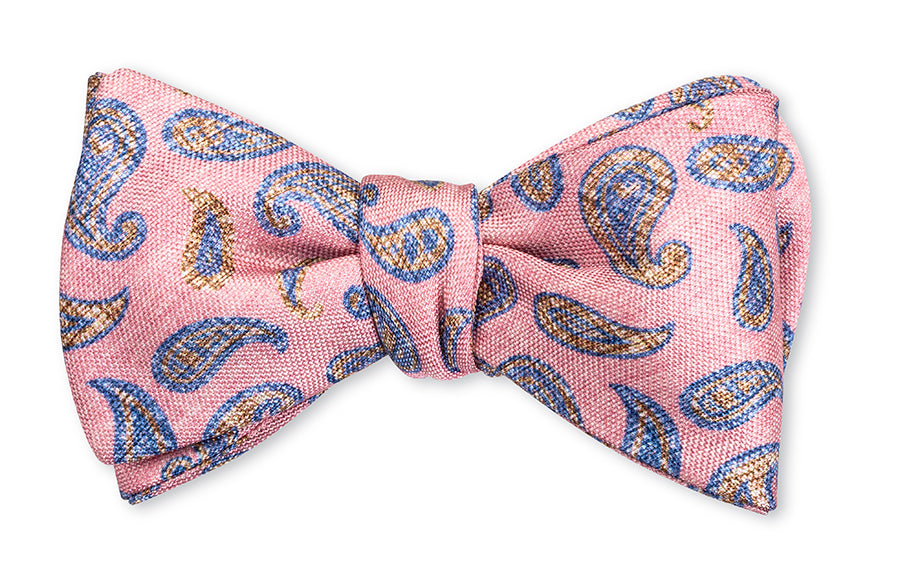 Pink Alfred Pine Bow Tie