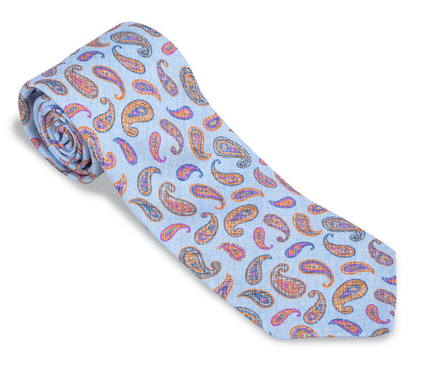 Light Blue Alfred Pine Necktie