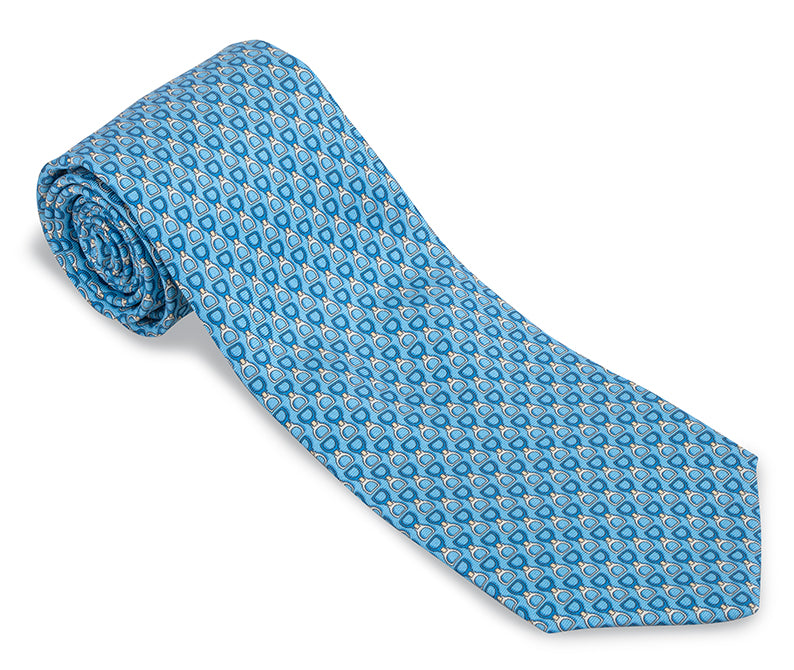 Blue Altura Stirrup Irons Necktie