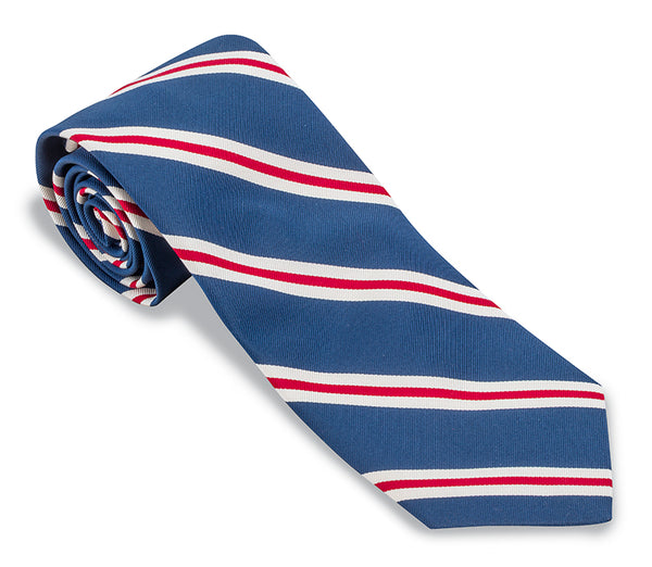 Navy/Red Banks Stripes Stripes Necktie