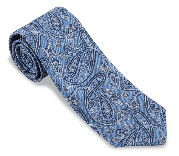 Blue Evans Paisley Necktie