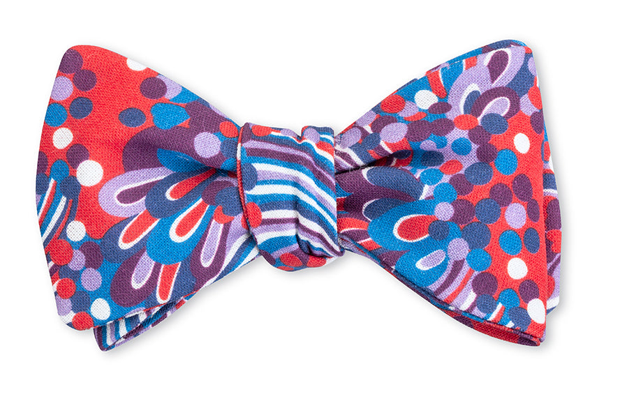 Cobalt Clipper Bow Tie