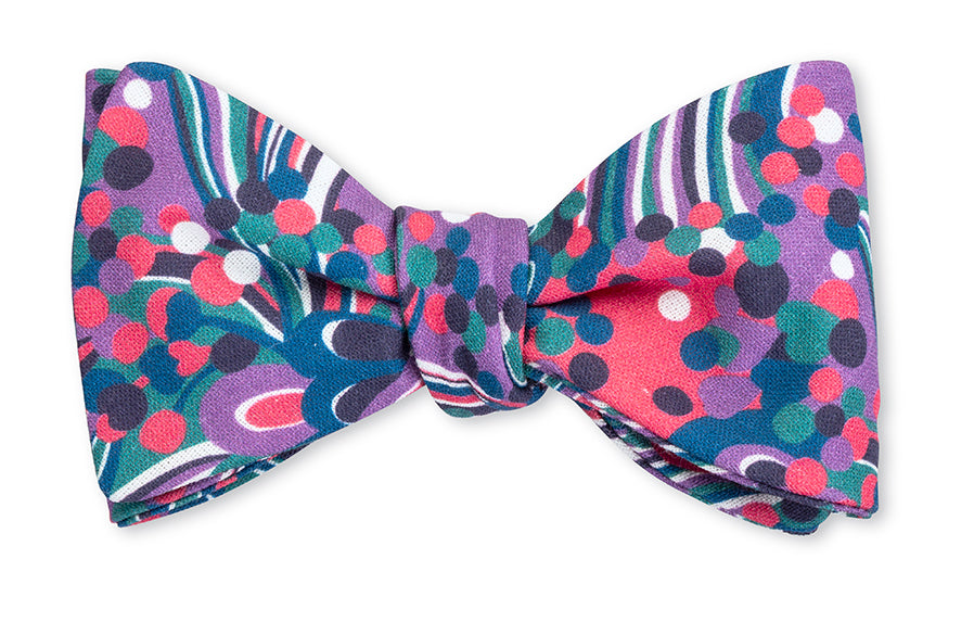 Violet Clipper Bow Tie