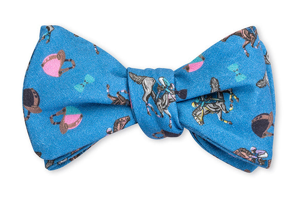 Blue Derby Toss Bow Tie