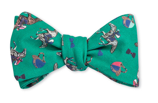 Green Derby Toss Bow Tie