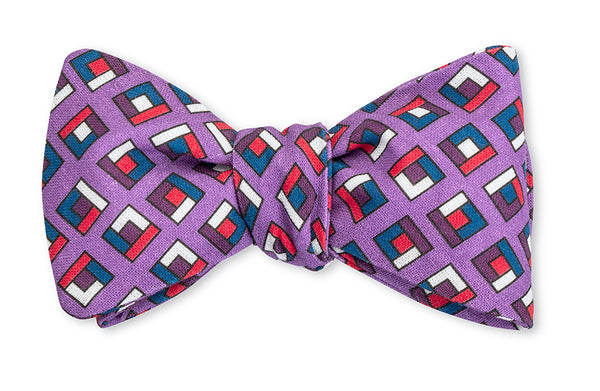 Purple Bennett Bow Tie