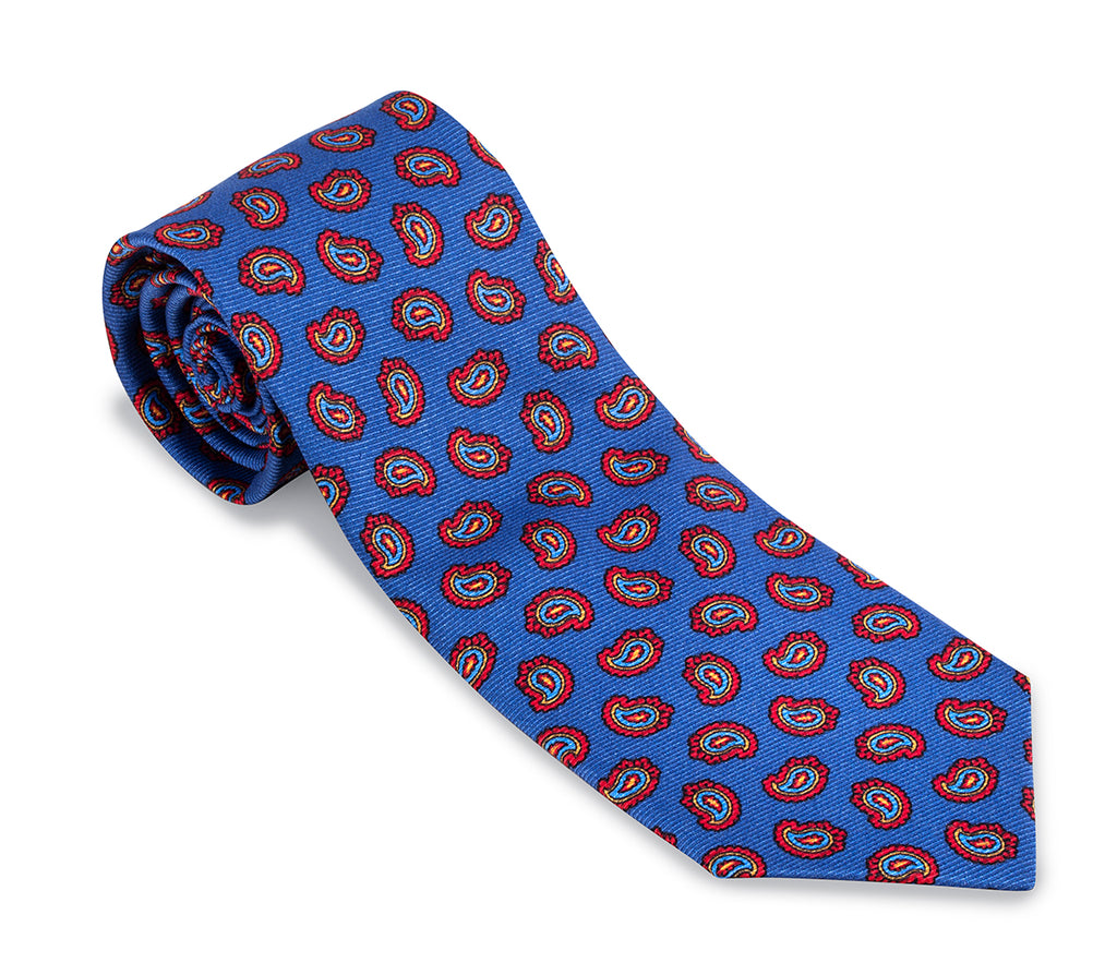 Blue Bridgewater Pine Necktie