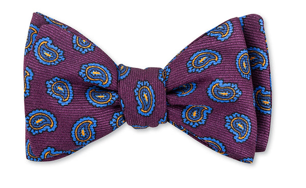 Purple Bridgewater Pine Bow Tie