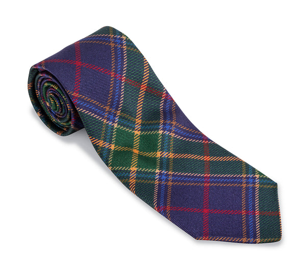 Green Bridgewater Tartan Necktie
