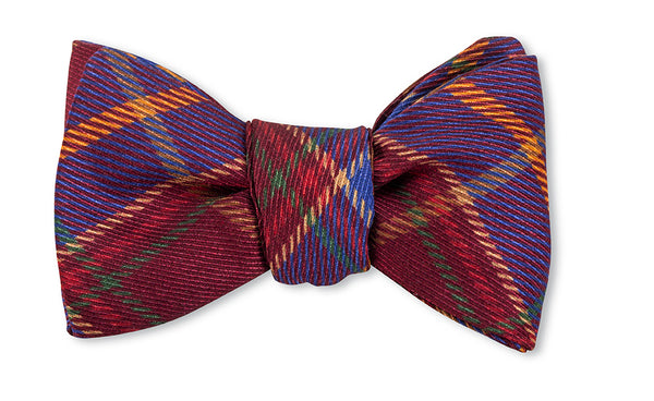 Red Bridgewater Tartan Bow Tie