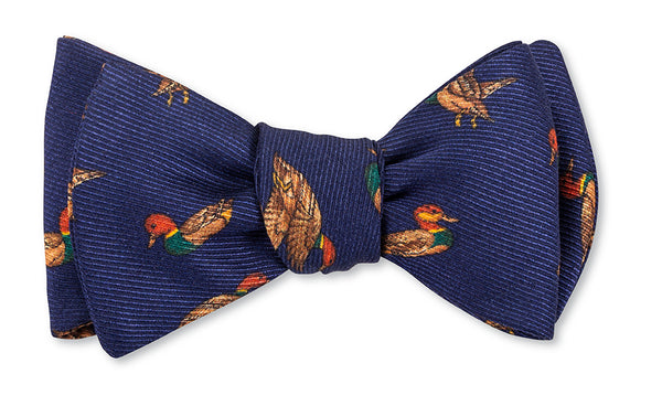 Navy Bridgewater Ducks Bow Tie