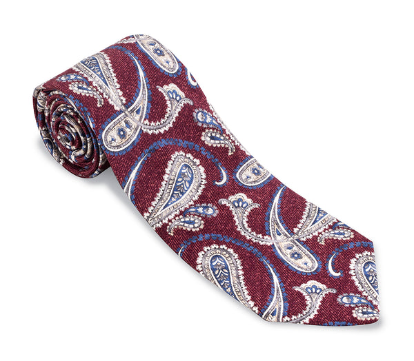 Red Brendan Paisley Necktie