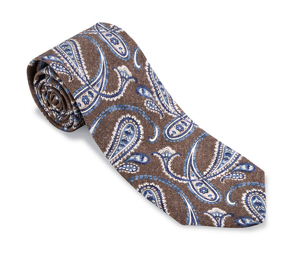 Taupe Brendan Paisley Necktie