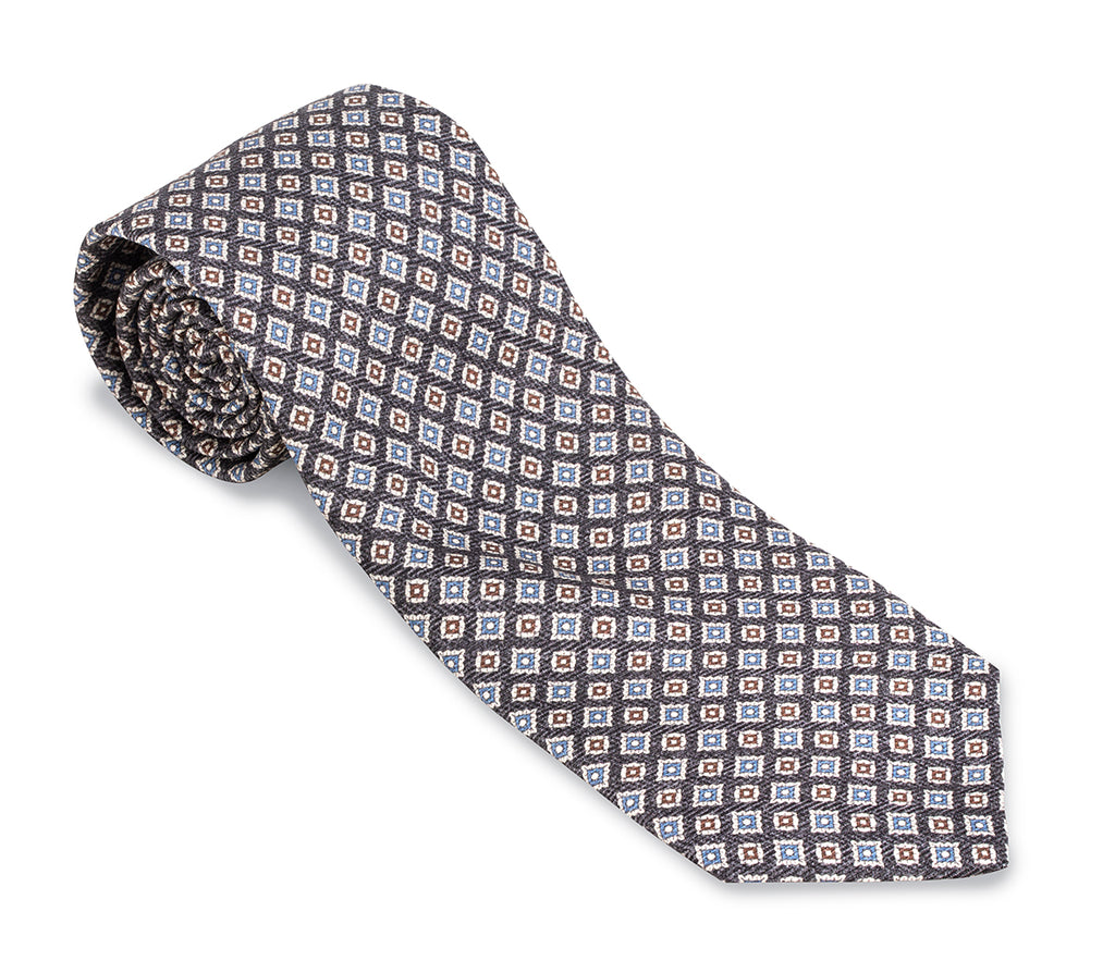 Gray Brendan Neats Necktie