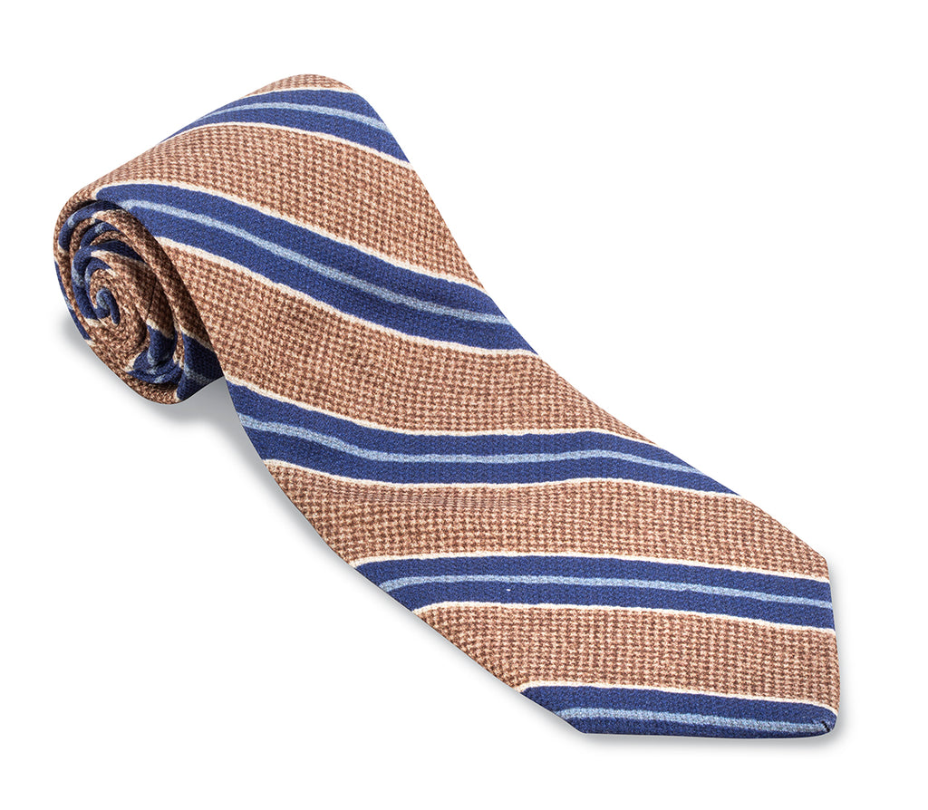 Taupe Brendan Stripes Necktie