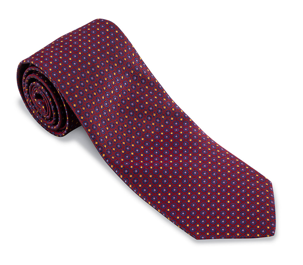 Red Chelsea Neats Necktie