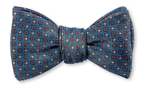Blue Chelsea Neats Bow Tie