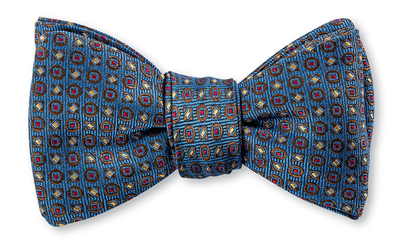 Blue Chelsea Neats Bow Tie