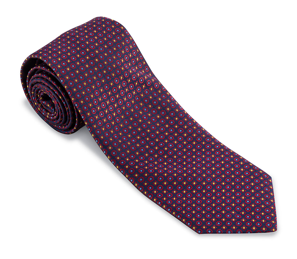 Navy Chelsea Neats Necktie