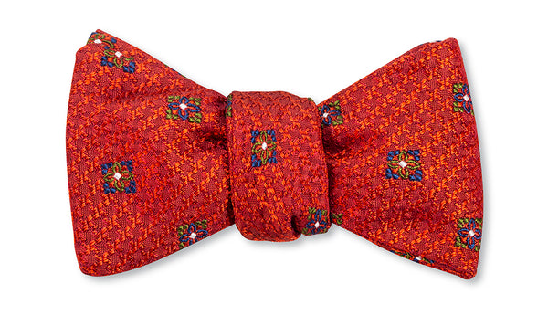 Henna Heather Medallions Bow Tie