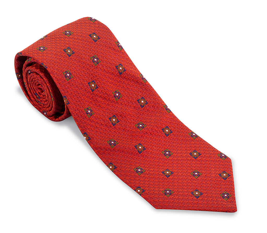 Henna Heather Medallions Necktie