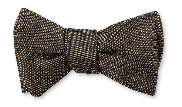 Black/Gold Lamé Bow Tie