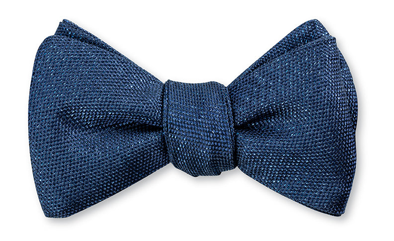 Navy/Blue Lamé Bow Tie