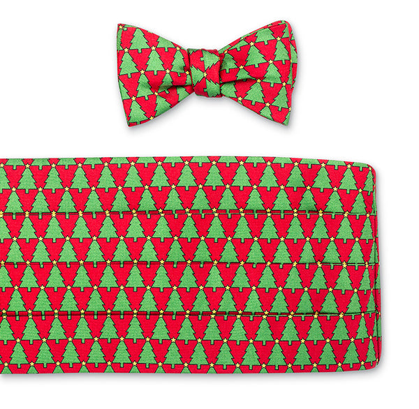 Red Tannenbaum Cummerbund Set