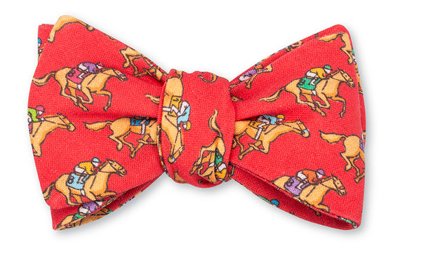 Red Equestrian Bow Tie