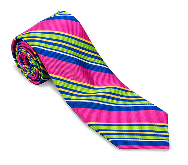 Pink Davis Stripes Necktie