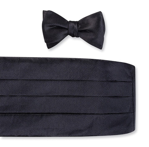 Black Fairfield Cummerbund Set
