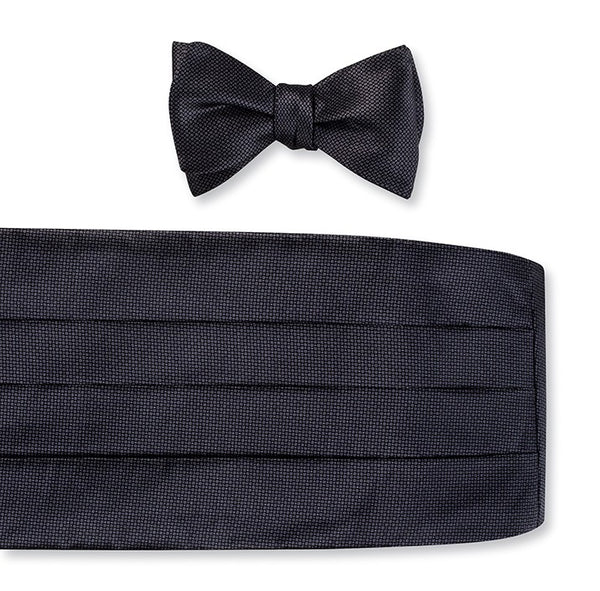 Black Fairfield Cummerbund Set