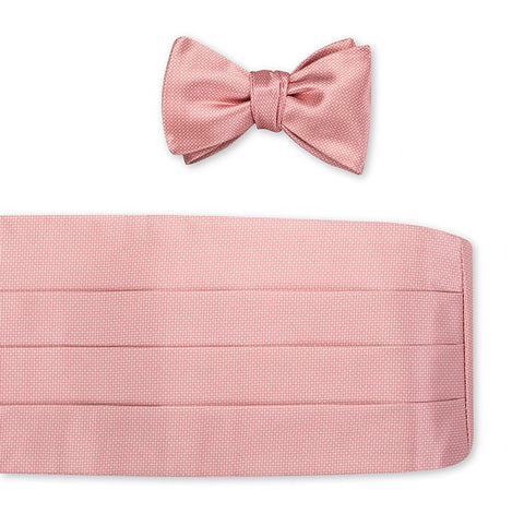 Pale Pink Fairfield Cummerbund Set