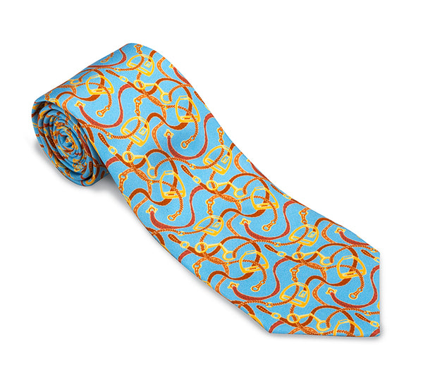 Blue Baxter Stirrups Necktie