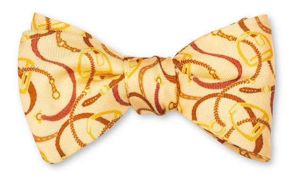 Yellow Baxter Stirrups Bow Tie