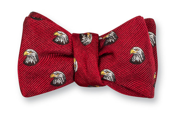 Red Bald Eagle Bow Tie