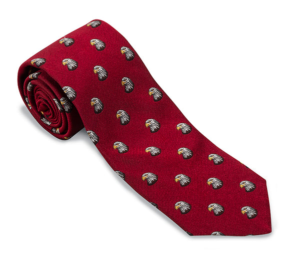 Red Bald Eagle Necktie